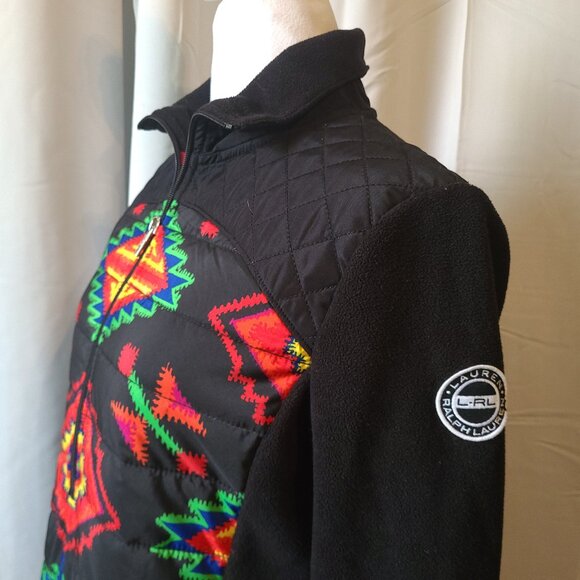 Woman's Ralph Lauren Active L/S Full zip front Fleece - M - Picture 6 of 12